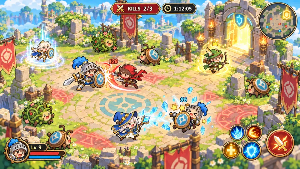Shieldfall — สนาม PK